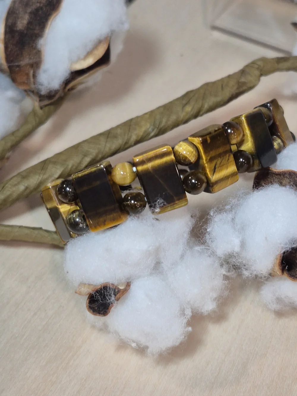 🤎🤎NEW🤎🤎 PRETTY!! Natural Stone TIGERS EYE Stretch Bracelet